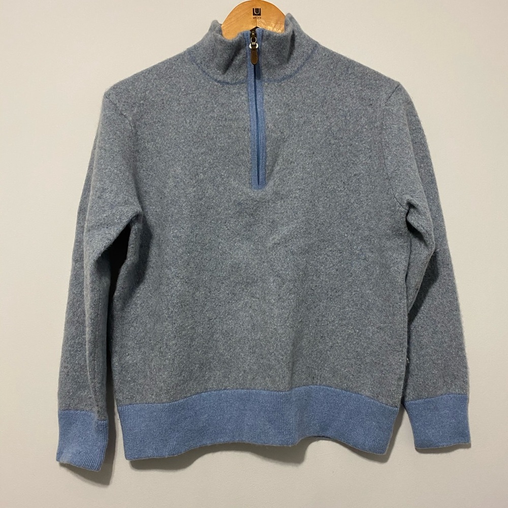 Raffi Cashmere Zip Up Sweater size XL